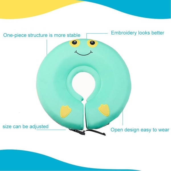 Baby Water Neck Ring Simning Float Neck Ring Leksaker GRÖN green