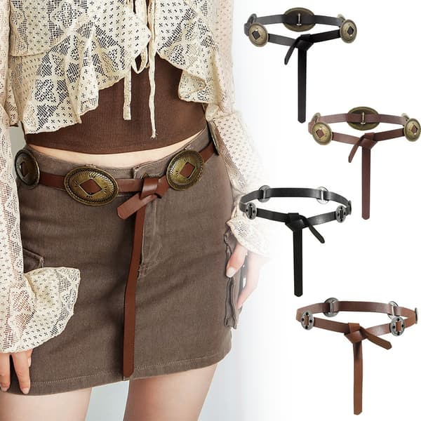Retro Midjebälte Metall Snidat Midjeband D D D