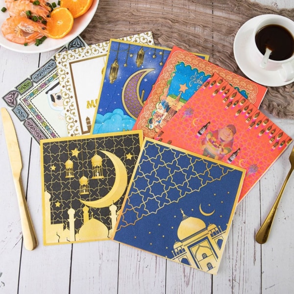 EID Mubarak -servietti Ramadan Kareem -paperi 1 1
