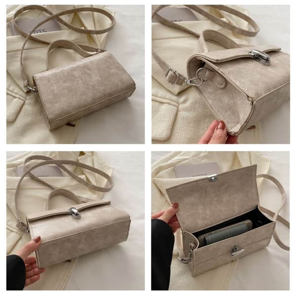 Axelväska Messenger Bag BRUN Brown