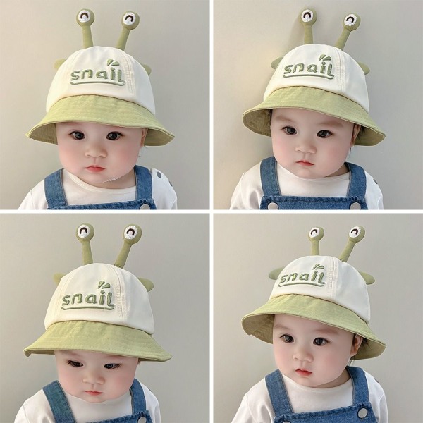 Baby Bøttehatt Solhette GUL Yellow