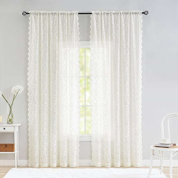 Valkoinen Tylli Verho Princess Verho 140X260CM 140x260cm