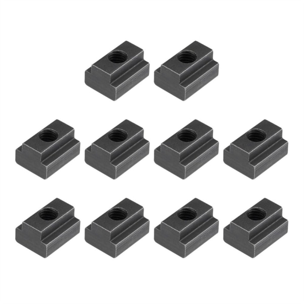 10 stk T spormuttere tappet gjennom spormuttere M6 M6