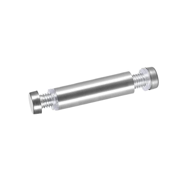 6 stk. doble avstandsskruer i rustfritt stål for akrylglass 6PCS
