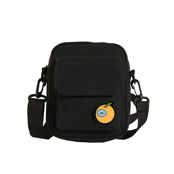 Skulderveske Canvas Bag SVART Black