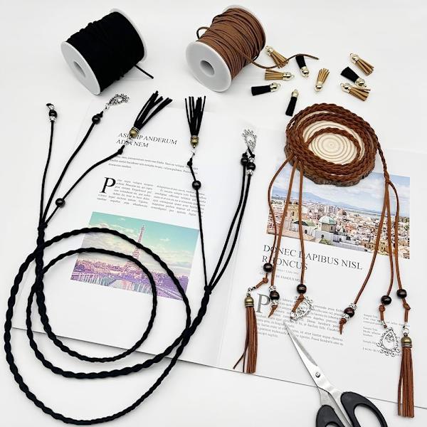 Jäljitelmä lehmännahkainen köysi Kakkuköysi Velvet Deerskin Rope