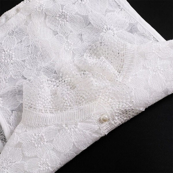 Dam Spets False Collar Fake Collar VIT VIT white