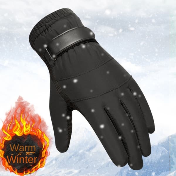 Motorcykelhandsker Skihandsker SORT Black