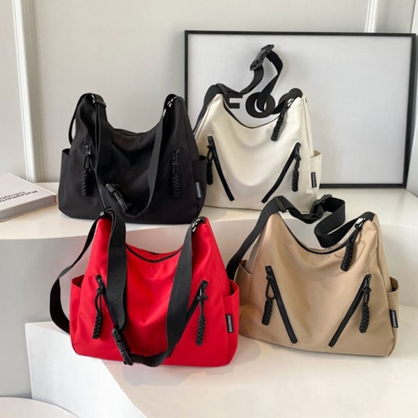 Tygväska Axelväska KHAKI khaki