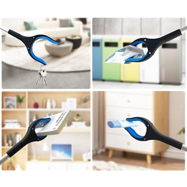 Hopfällbara Grabber Litter Reachers Pickers BLÅ blue