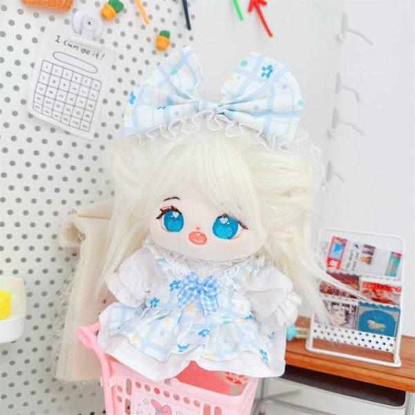 Docka Härliga Kläder Prinsessklänning BLÅ 10CM Blue 10cm