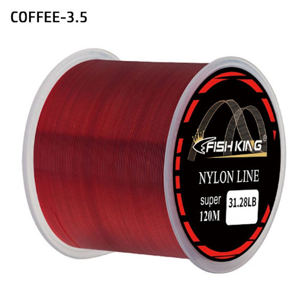 Nylon fiskeline Elastisk trådspole KAFFE-3,5 KAFFE-3,5 Coffee-3.5