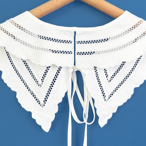 Kvinners blondekrage Dingzhu sjalkrage Front Placket krage