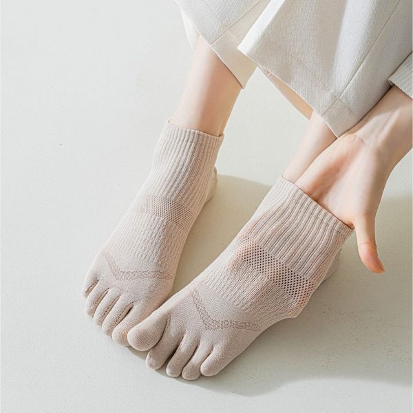 1 pari Five Fingers Sukat Varvassukat KELTAINEN yellow
