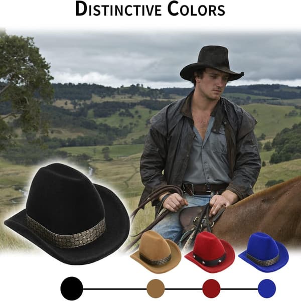 Cowboyhattbox Cowboyhatt Smyckeskrin Hattask