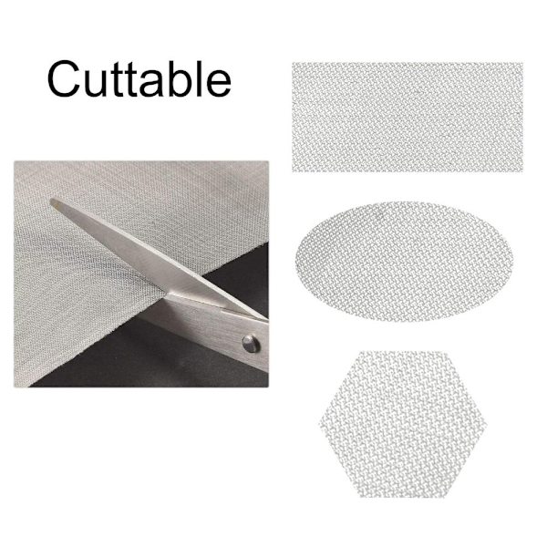 1 Stk Vævet Trådnet Filter Screen Sheet Fix Reparation Mesh