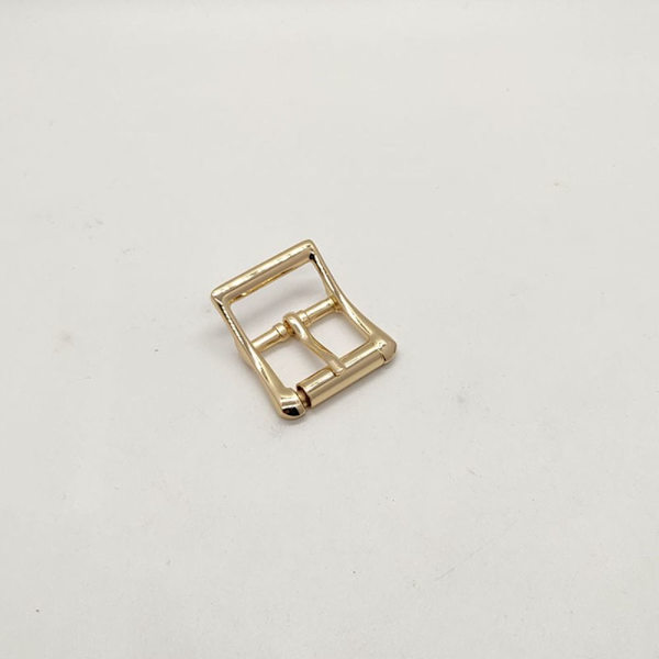Single Prong Leather Prong Leather Spänne Square Center Bar