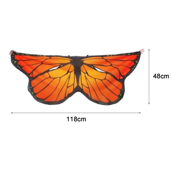 Butterfly Cape Butterfly Wings Sjal 02 02 02