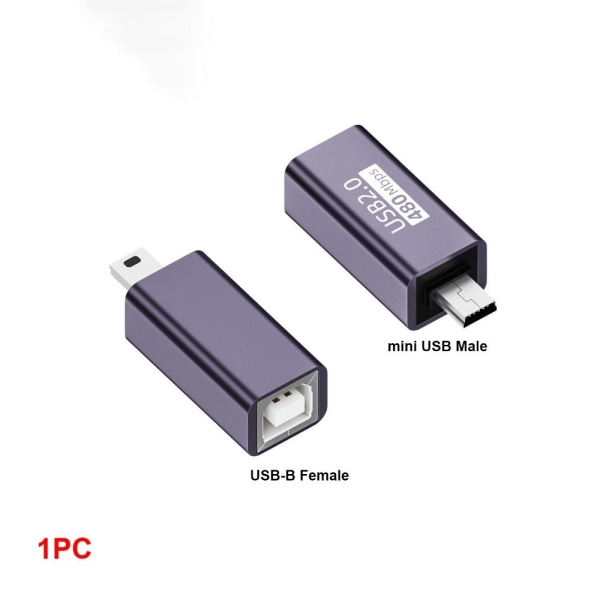 USB-B - Type-C -muunnin MIDI-sovitin USB-B - MINI USB USB-B USB-B to mini USB