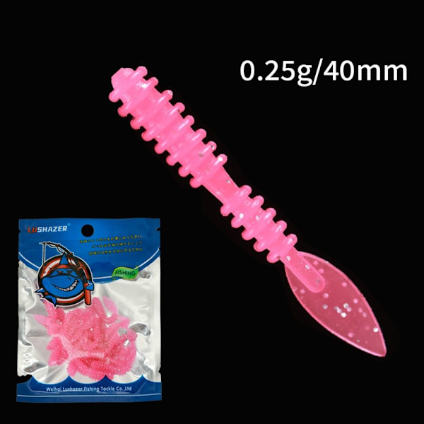 20STK Fiskemyke lokker Fiskejigg lokke ROSA pink