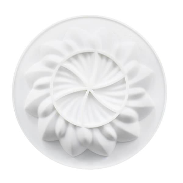 3D Rund Blomst Pagode Silikone Kageform Mousseforme