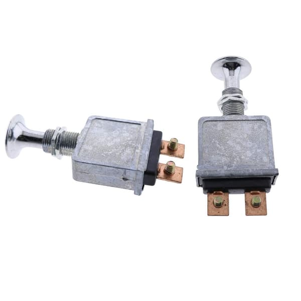 2 kpl Heavy Duty Push-Pull -kytkin, raskaan käytön Push-Pull-On-Off