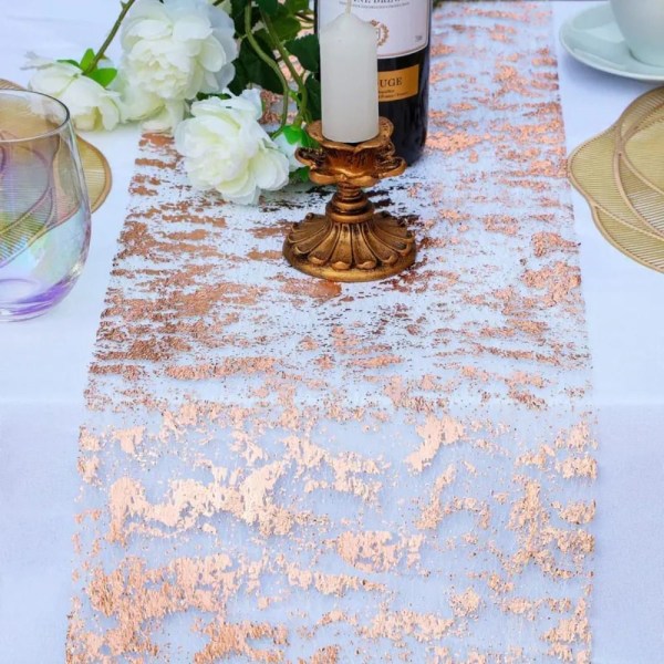 Table Runner Pöytävaatteet HOPEAA Silver