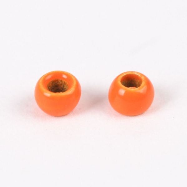 Tungsten Beads Fluebindemateriale 2,5MMFLUO ORANGE FLUO ORANSJE 2.5mmFluo Orange