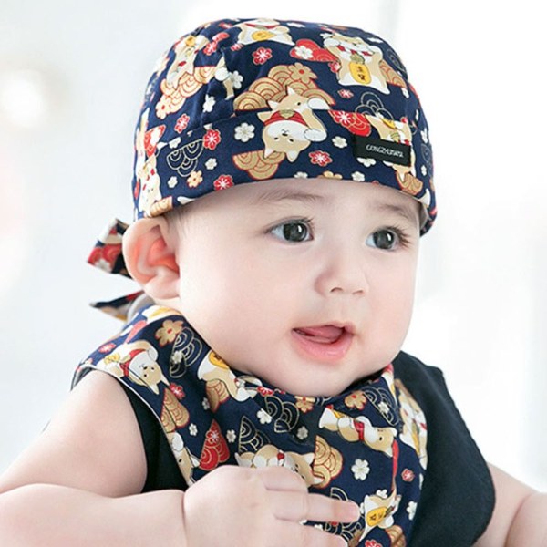 6-24M mössor för spädbarnsmössor Baby STIL 4HAT TURBANHATT TURBAN Style 4Hat Turban