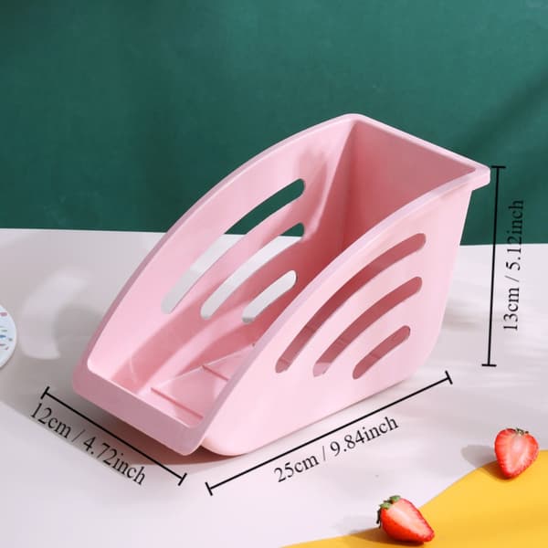 4 kpl pystysuora lautasteline VAALEANPUNAINEN Pink