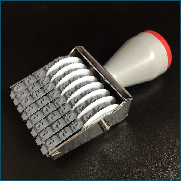 Nummerstempel Rollerstempler 7MM4 SIFFER 4 SIFFER 7mm4 digits
