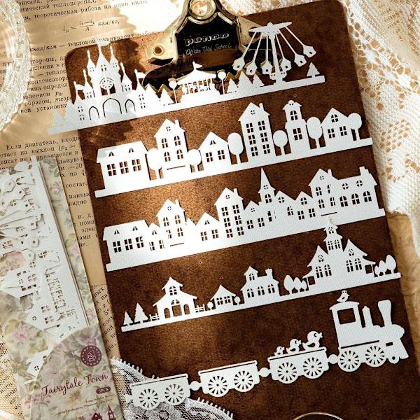 Scrapbogsartikler Junk Journal Kit Decoupage papir