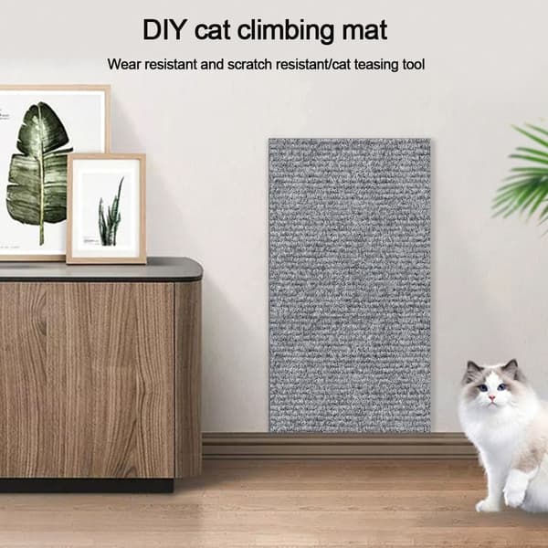 Kradsemåtte til Katte Kradsebræt SORT black