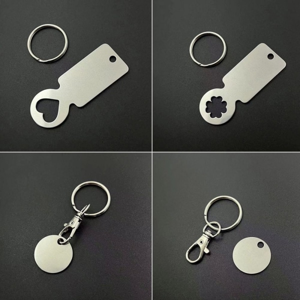 Ostoskärry Tokens Release Key Chains 8 8 8