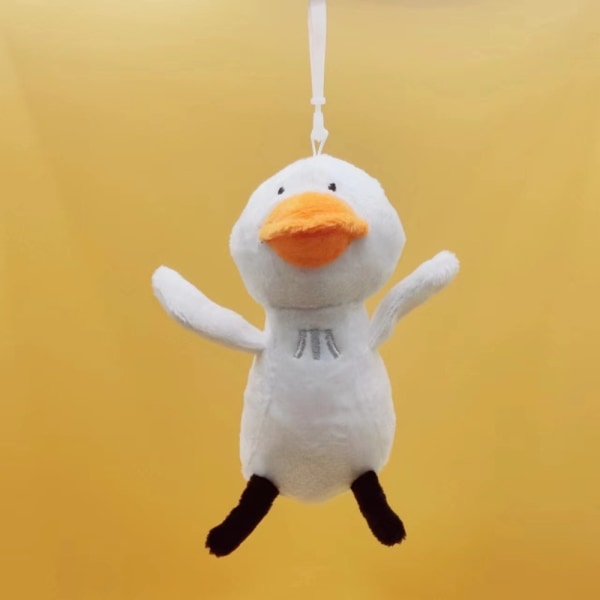 Duck Doll Nøkkelring Fluffy Toys Nøkkelring Plysj Duck 13cm