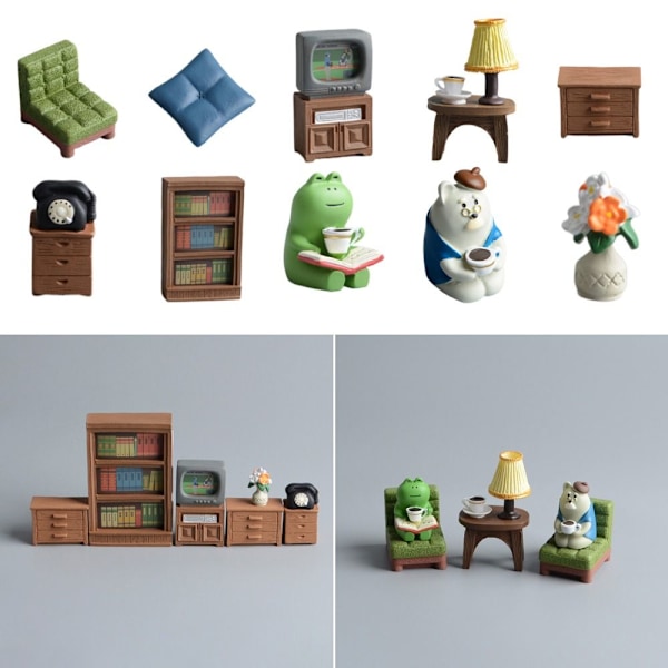 Dockskåpsmöbler Miniatyrmöbler 2 2 2