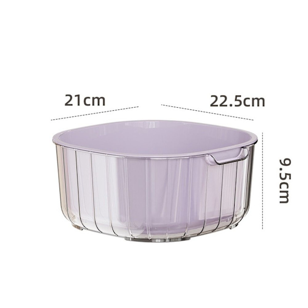 Dräneringskorg Grönsakstvättställ LILA 2,5L 2,5L purple 2.5L-2.5L