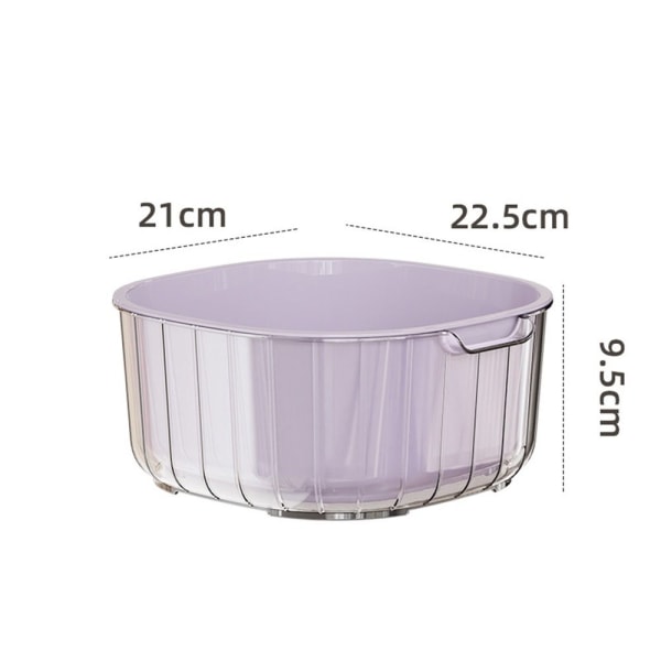 Tømmekurv Vegetabilsk vaskekum LILLA 2,5L 2,5L purple 2.5L-2.5L