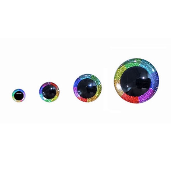 6 stk/3 par Eyes Crafts Eyes Puppet Crystal Eyes 14MM 14MM 14mm