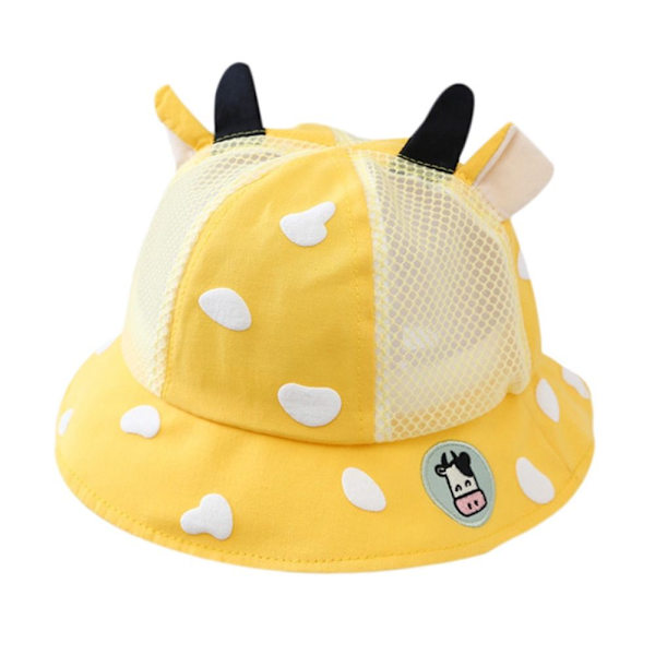 Baby Bucket Hat Cap GUL STYLE 2 STYLE 2 Yellow Style 2-Style 2