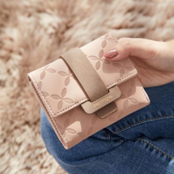 Kort lommebok pengeveske ROSA pink