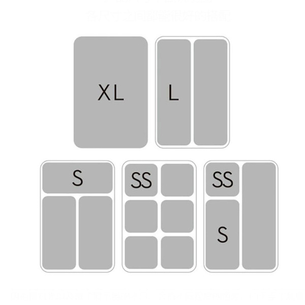 1 kpl Jääkaapin säilytysastia Pöytäsäilytyslaatikko STYLE 2 STYLE 2 Style 2