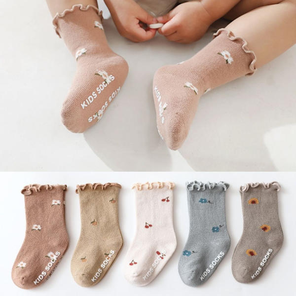 1pari Baby Socks Short Tube Sukat KELTAINEN S yellow S