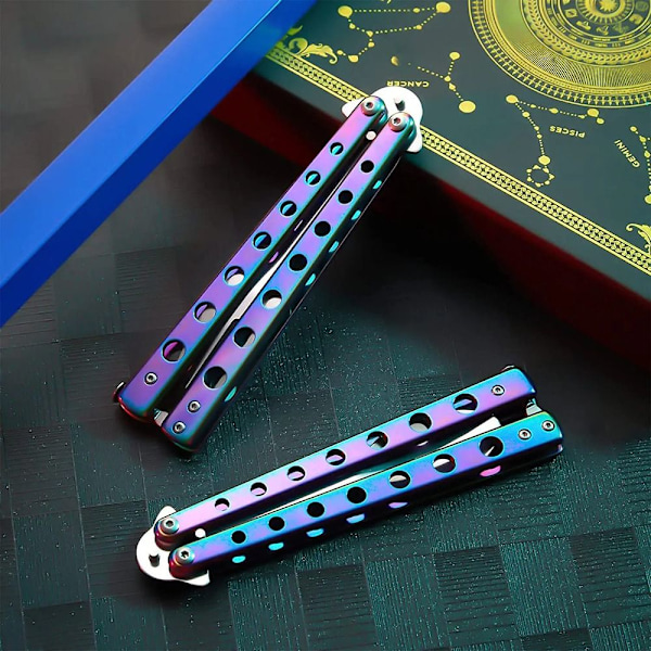 Butterfly Folding Spoon Fork Balisong Training Tool HAARUKKA fork