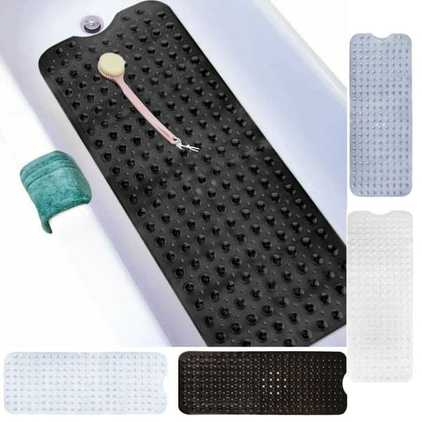 Badekarmatte Dusjmatte SVART black