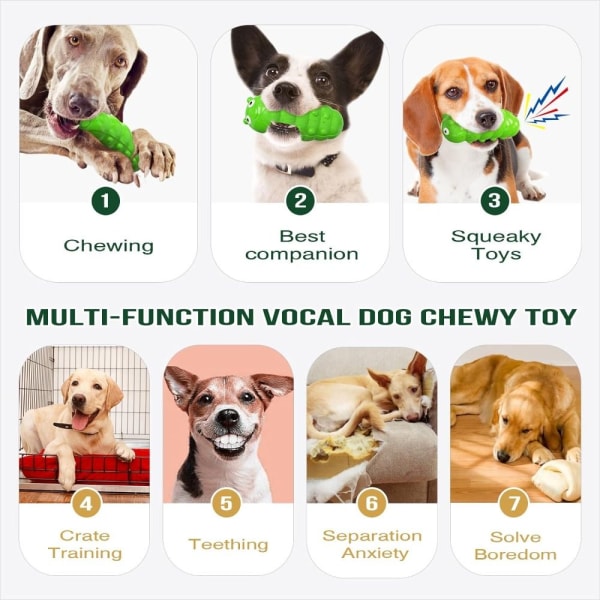 Dog Chew Toy Multifunksjonell Hundeleke Tennsliping og