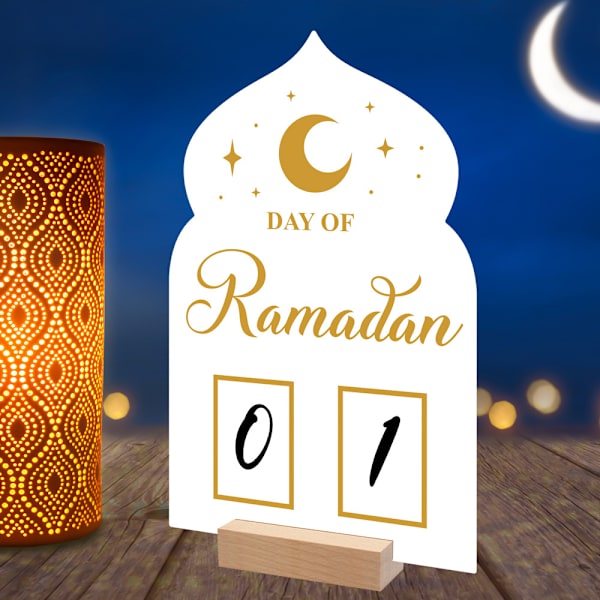 Ramadan-kalenteri Board Countdown Kalenteri 216C 216C 216C