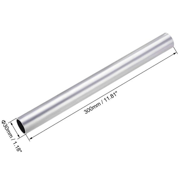 Saumaton suora alumiiniputki, pyöreä putki 30 mm x 26 mm x 30mm x 26mm x 300mm