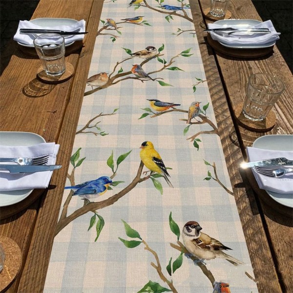 Bordslöpare Blommabord Flagga STYLE 2 STYLE 2 style 2