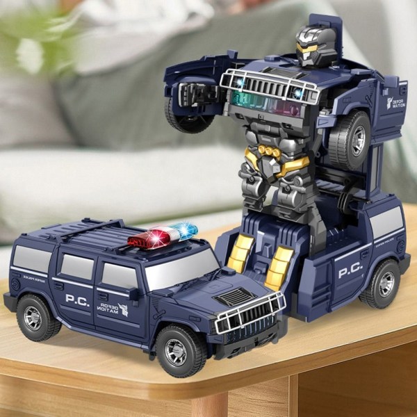 Transformerande Robotmodell Leksak Elbil A A A